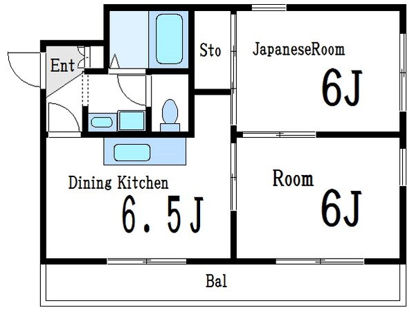 阿久津マンションの物件間取画像